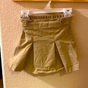 Amazon Essentials tan uniform skort